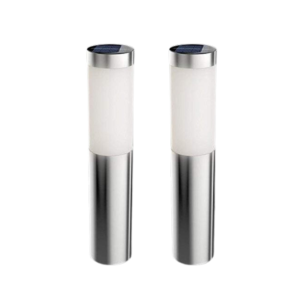 Artika - Stainless Steel Solar Bollard 6 LED 10 Lumens, i6