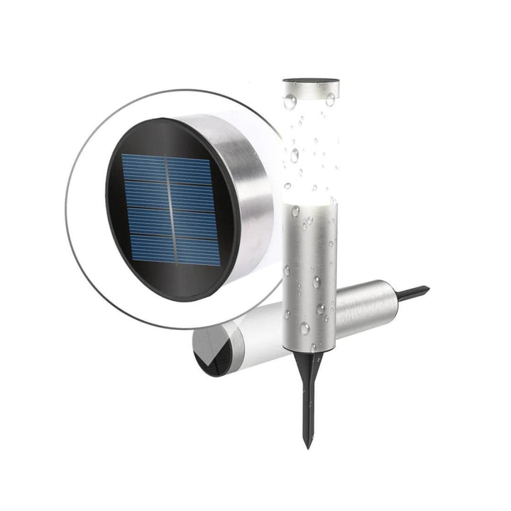Artika - Stainless Steel Solar Bollard 6 LED 10 Lumens, i6