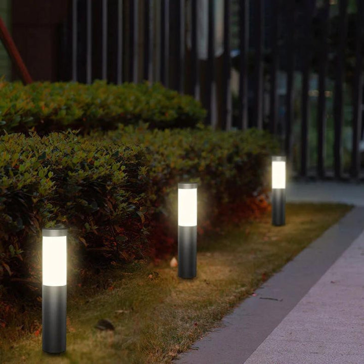 Artika - Stainless Steel Solar Bollard 6 LED 10 Lumens, i6