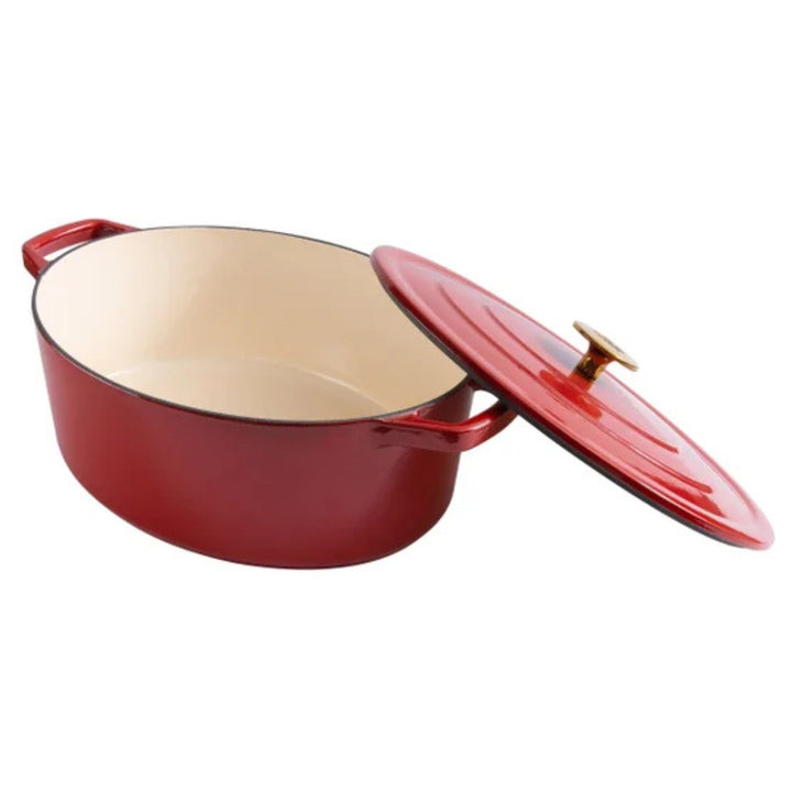 Chuck Hughes - Oval Cast Iron Casserole, 5.2 L