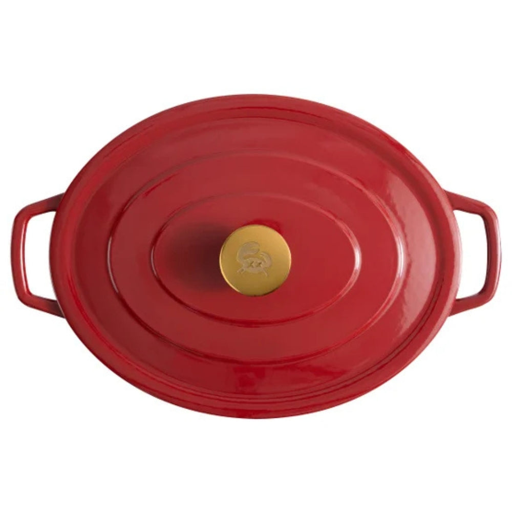 Chuck Hughes - Oval Cast Iron Casserole, 5.2 L