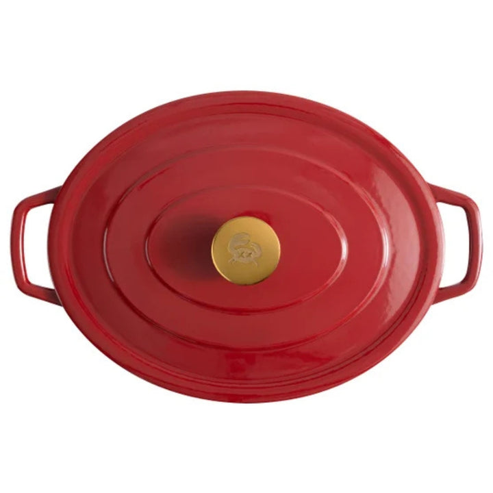 Chuck Hughes - Oval Cast Iron Casserole, 5.2 L
