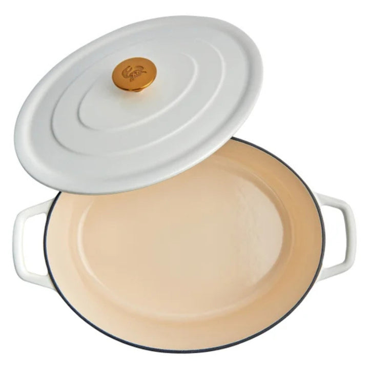 Chuck Hughes - Oval Cast Iron Casserole, 5.2 L