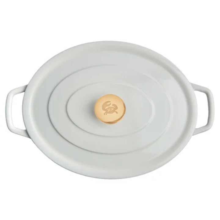 Chuck Hughes - Oval Cast Iron Casserole, 5.2 L