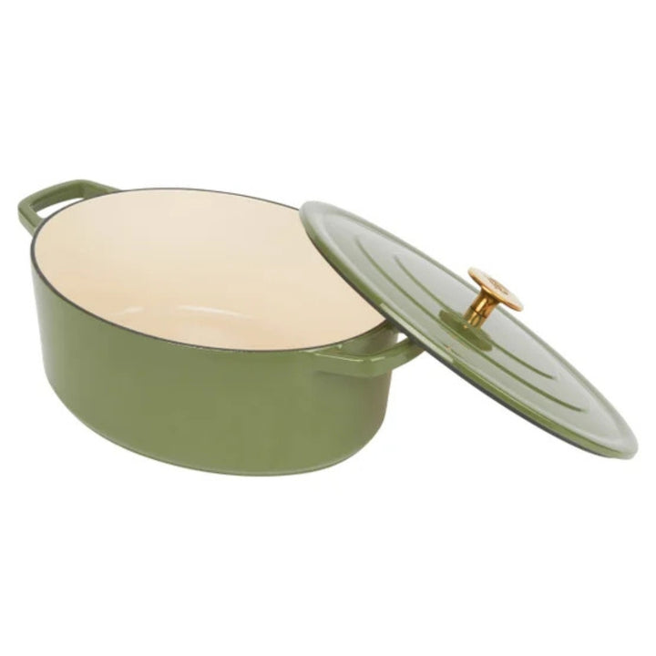 Chuck Hughes - Oval Cast Iron Casserole, 5.2 L