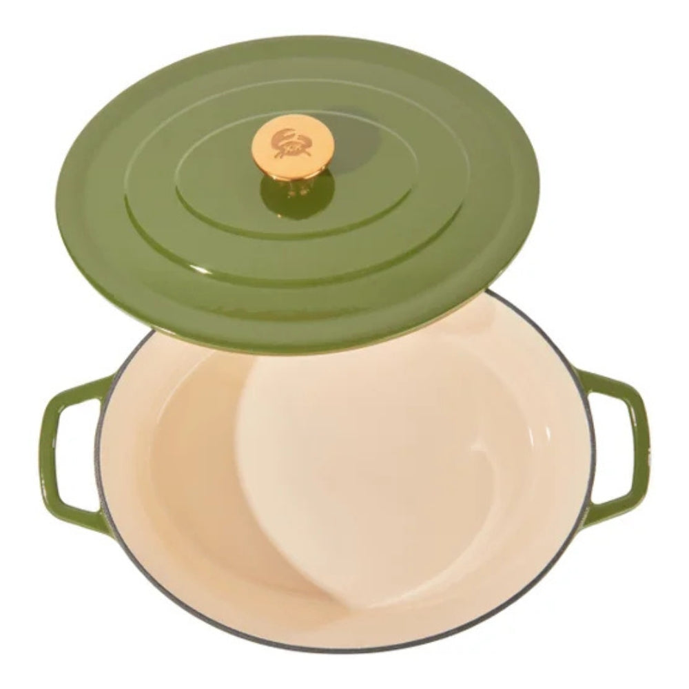 Chuck Hughes - Oval Cast Iron Casserole, 5.2 L