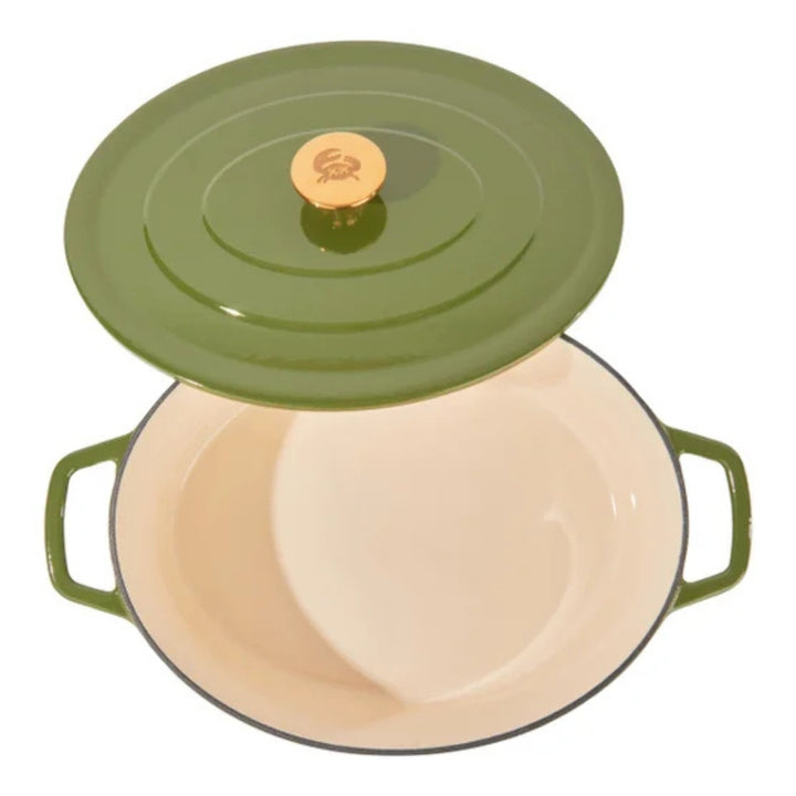 Chuck Hughes - Oval Cast Iron Casserole, 5.2 L
