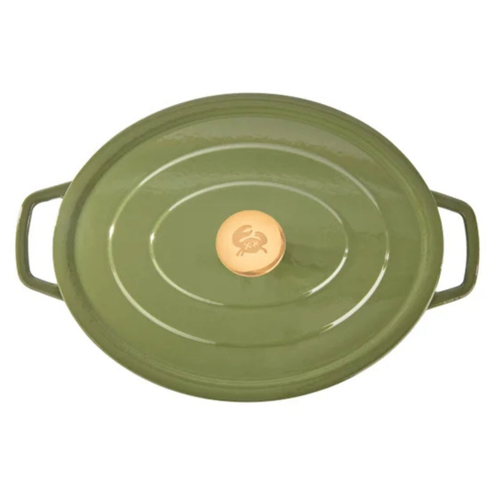 Chuck Hughes - Oval Cast Iron Casserole, 5.2 L