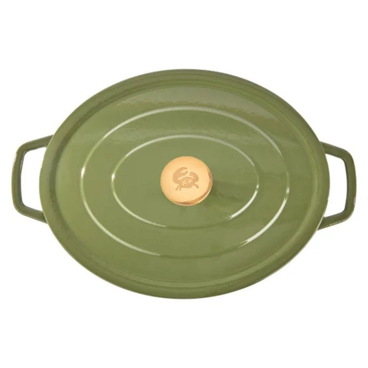 Chuck Hughes - Oval Cast Iron Casserole, 5.2 L