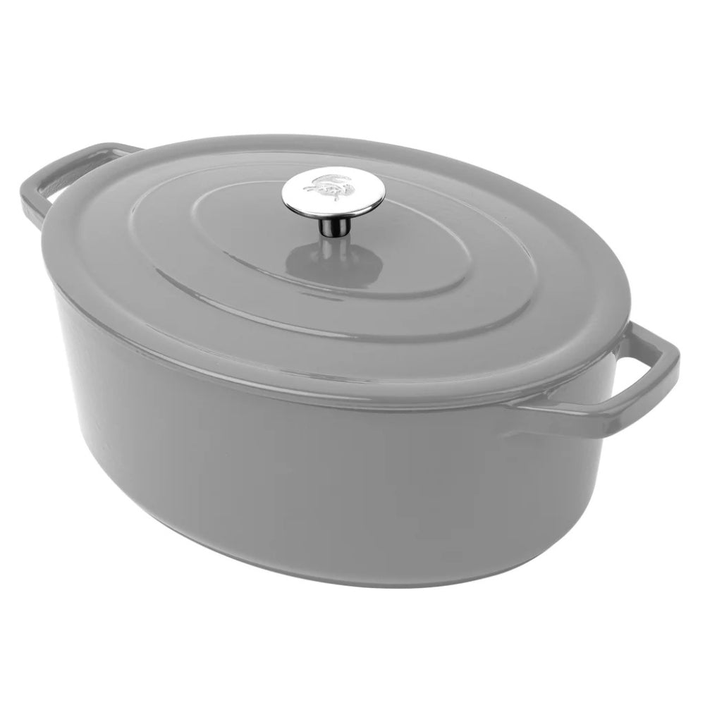 Chuck Hughes - Oval Cast Iron Casserole, 5.2 L
