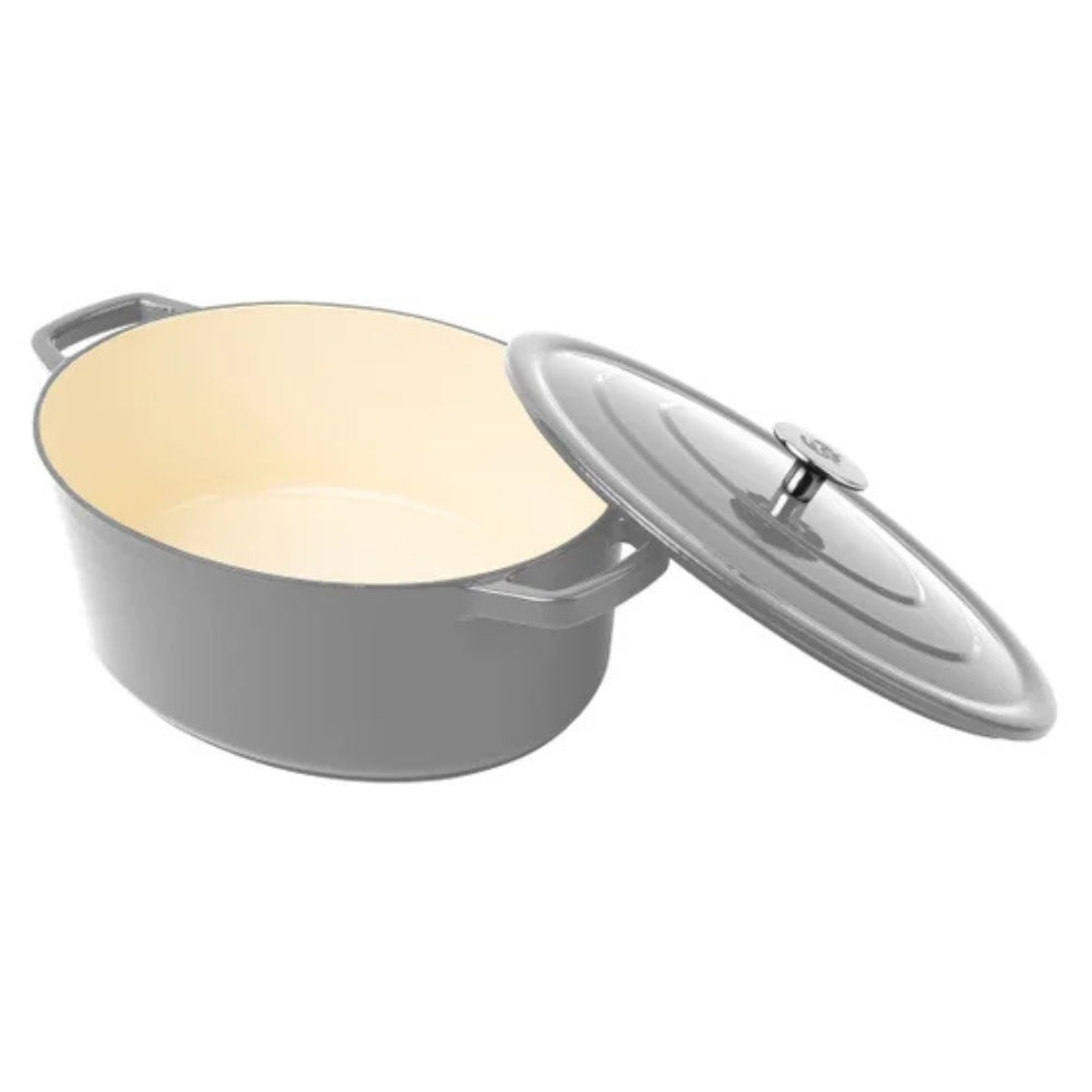 Chuck Hughes - Oval Cast Iron Casserole, 5.2 L