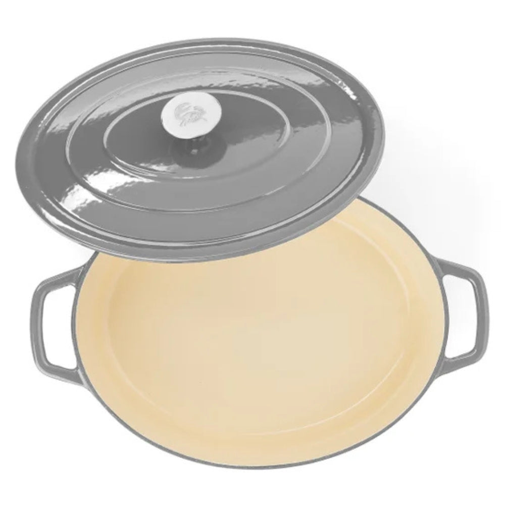 Chuck Hughes - Oval Cast Iron Casserole, 5.2 L