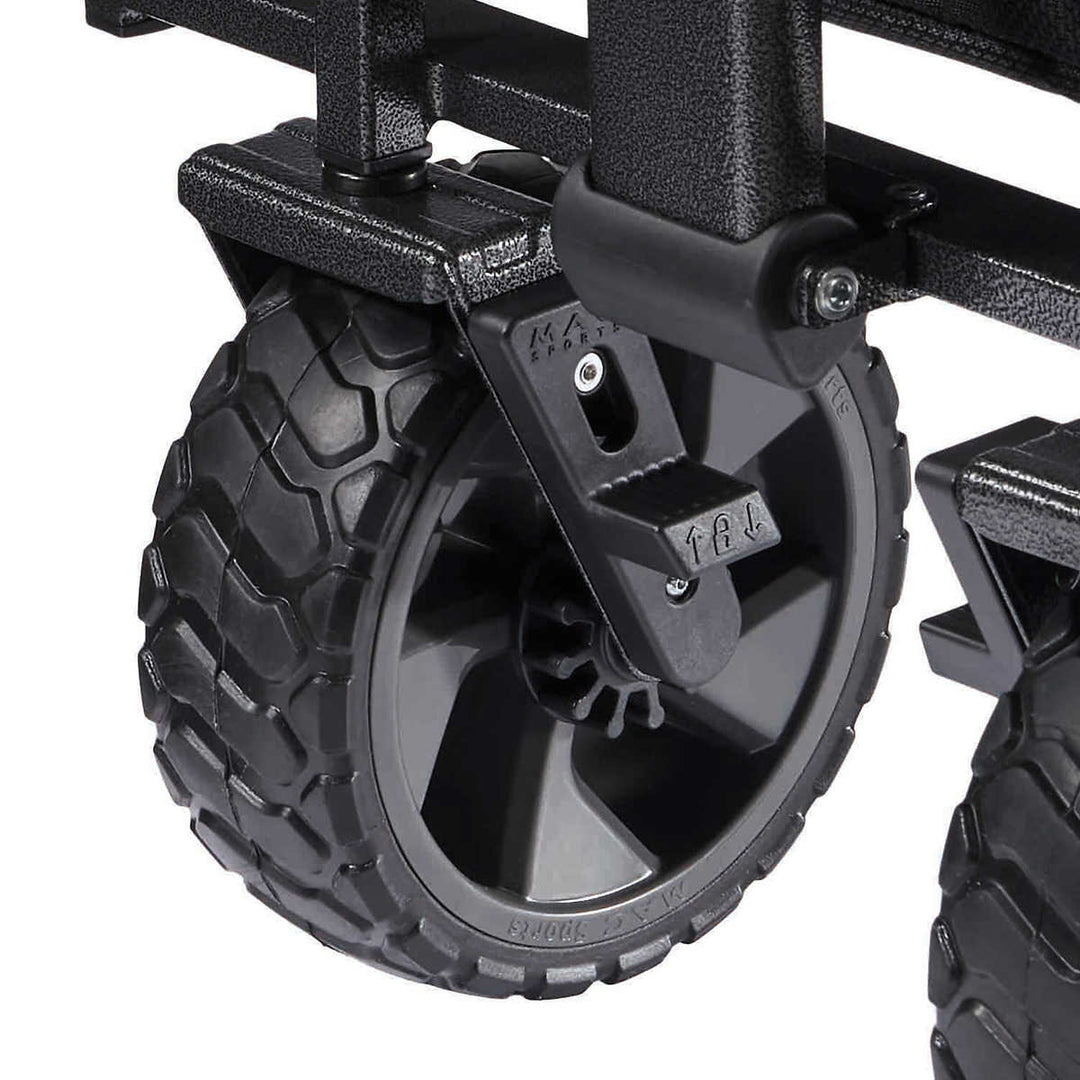 Mac Sport - Chariot pliable avec freins, roues tout-terrain