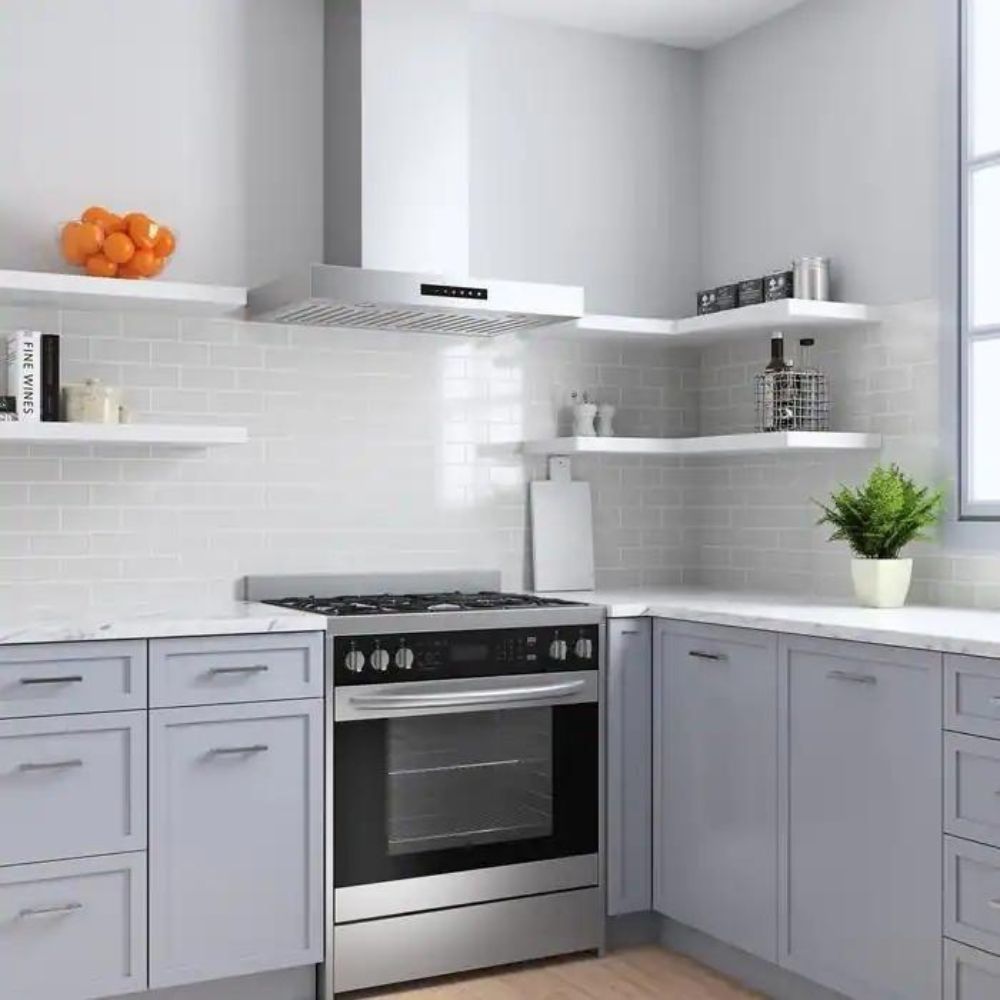 Ancona - 30 in Wall-Mounted Rectangular Range Hood