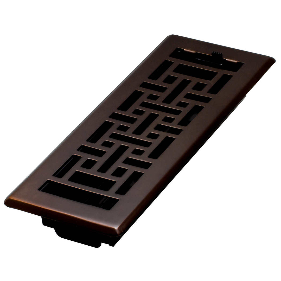 Manor House – Grilles de ventilation au fini bronze huilé, paquet de 4