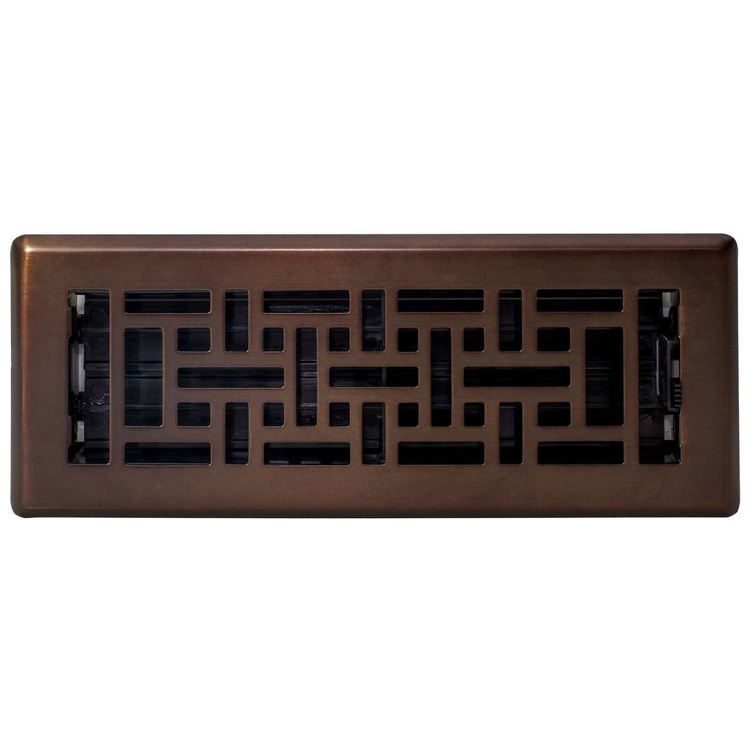 Manor House – Grilles de ventilation au fini bronze huilé, paquet de 4