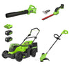 Greenworks - 24 V Outdoor Maintenance Set, 4 pieces