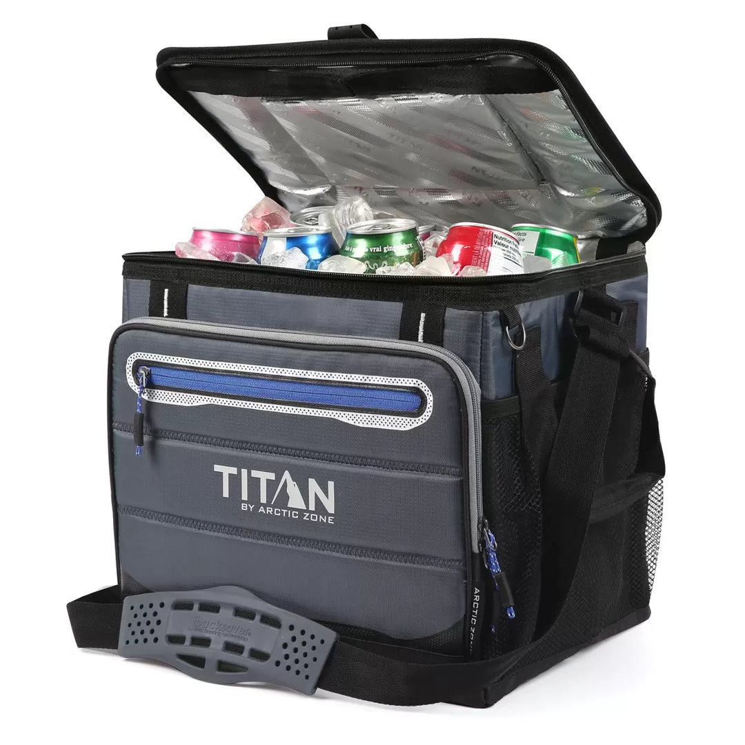 Titan - Deep Freeze® 40 Can Collapsible Cooler in Black