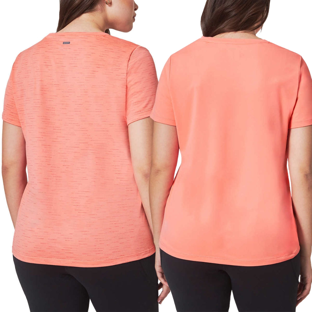 Mondetta – Chandail à manches courtes, paquet de 2