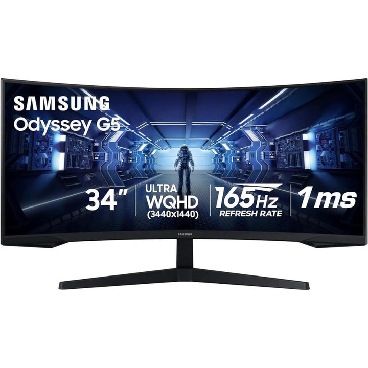 Samsung - Moniteur de jeu incurvé Odyssey G5, 34 pouces