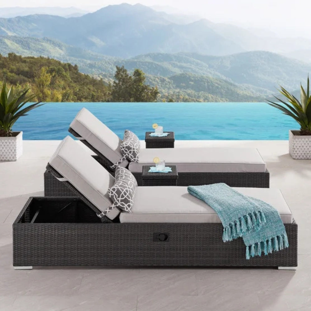 Sirio - Niko Patio Lounge Chair Set, 4 Pieces