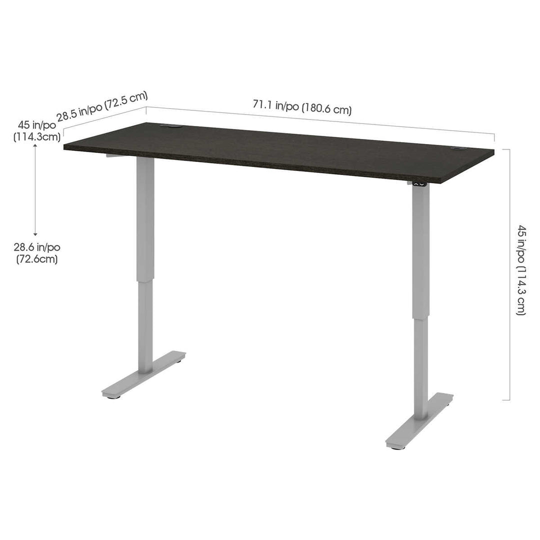 Bestar - Bureau Upstand à hauteur réglable