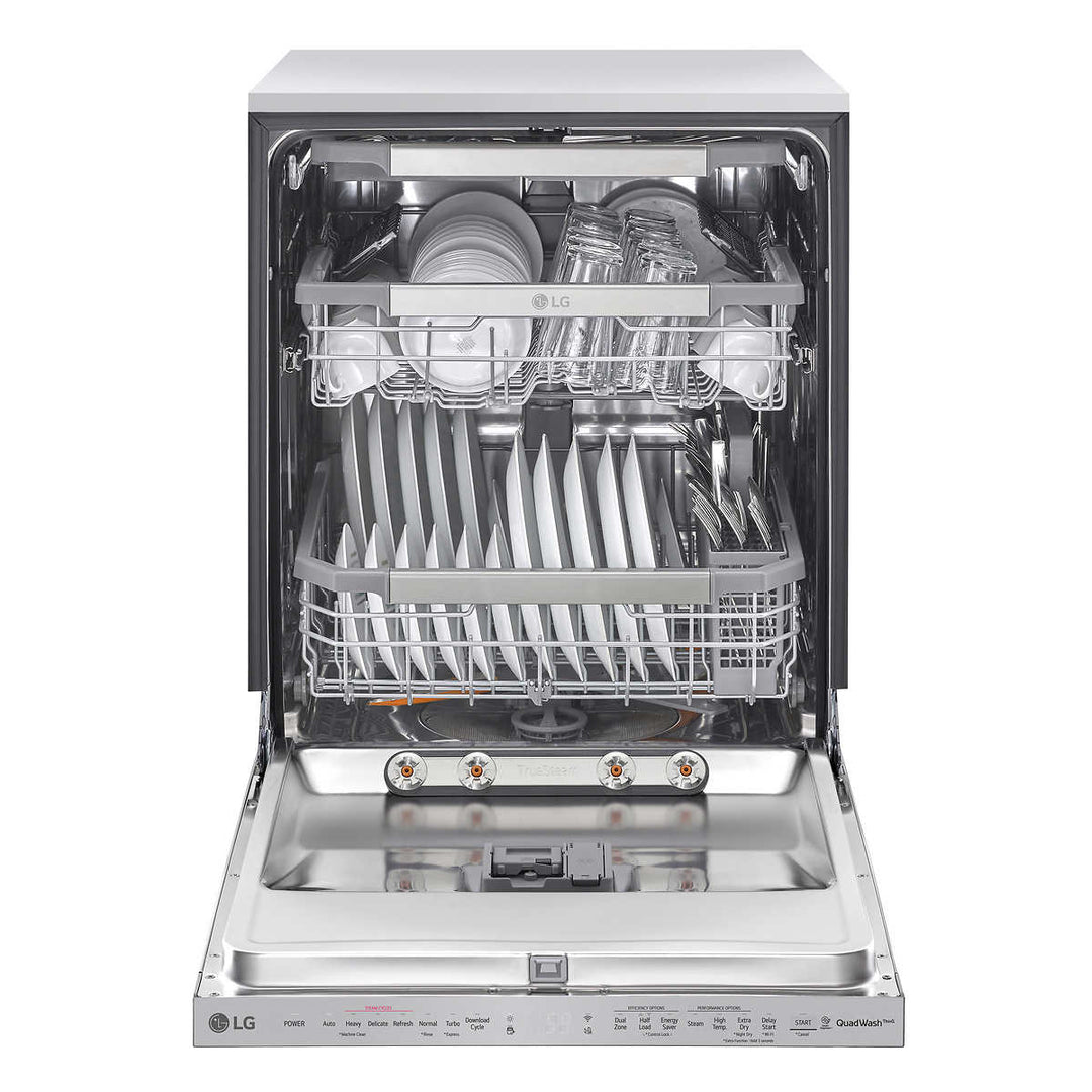LG - 24" Built-In Dishwasher with Top Controls