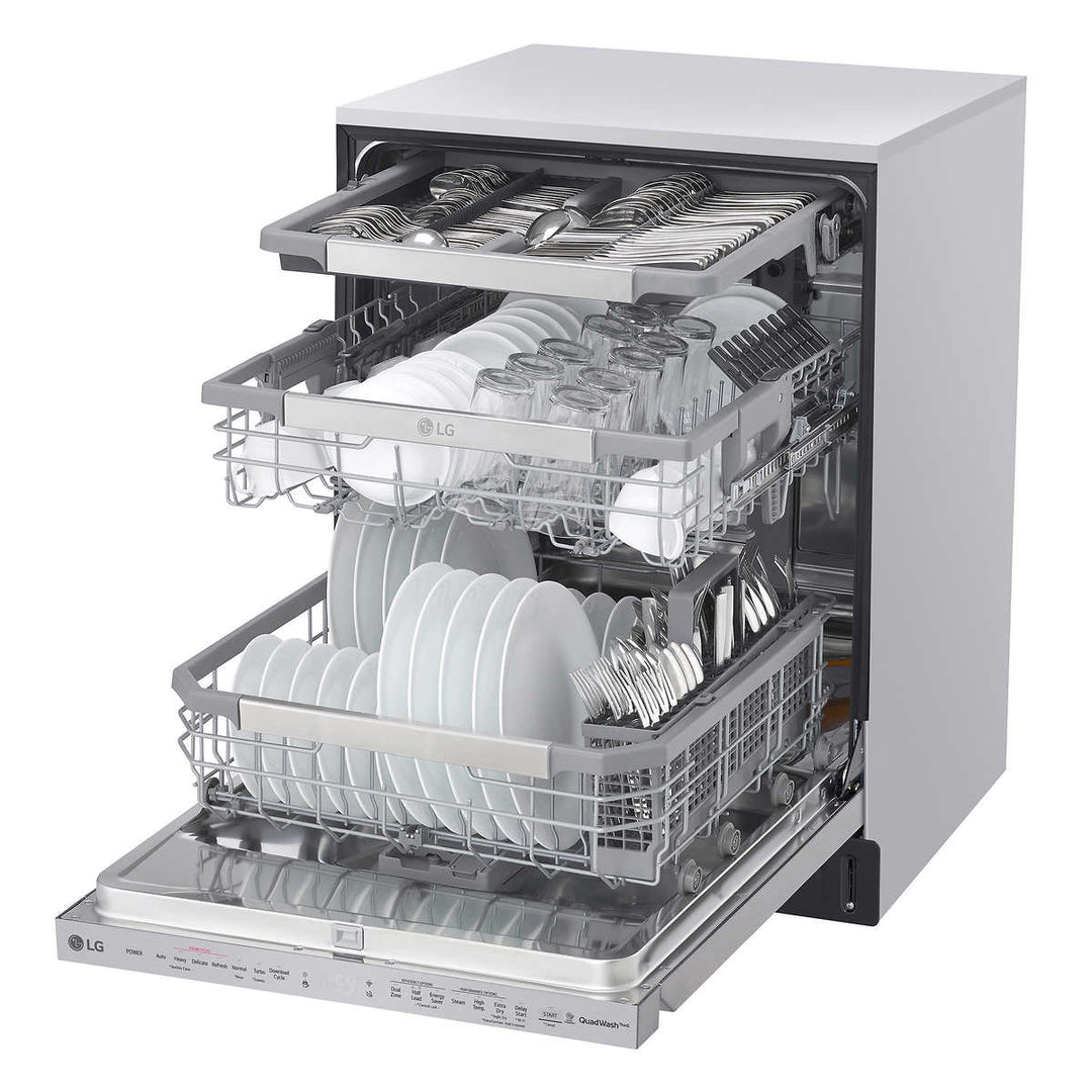 LG - 24" Built-In Dishwasher with Top Controls