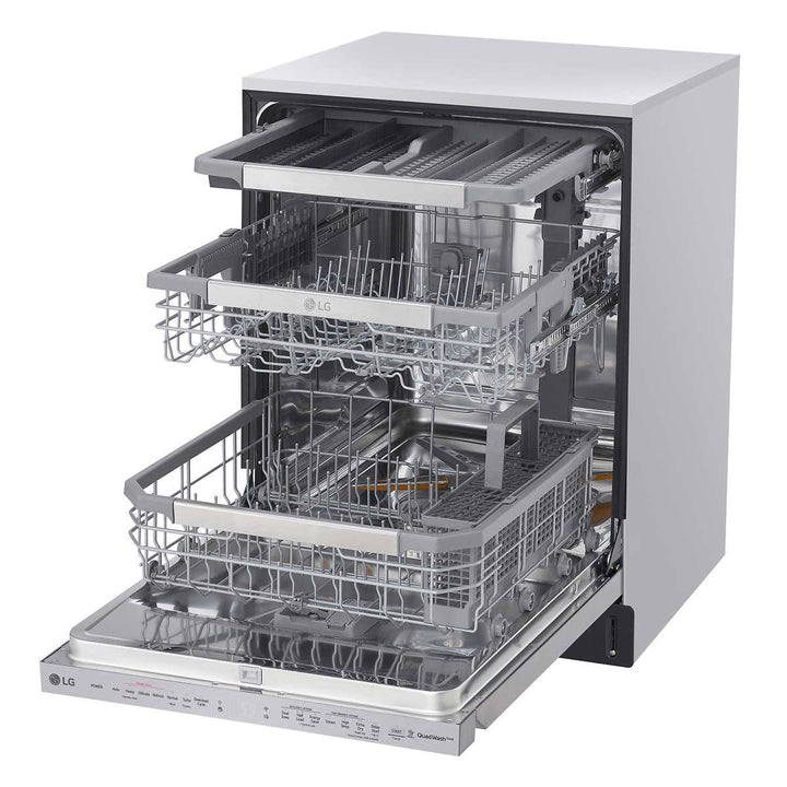 LG - 24" Built-In Dishwasher with Top Controls