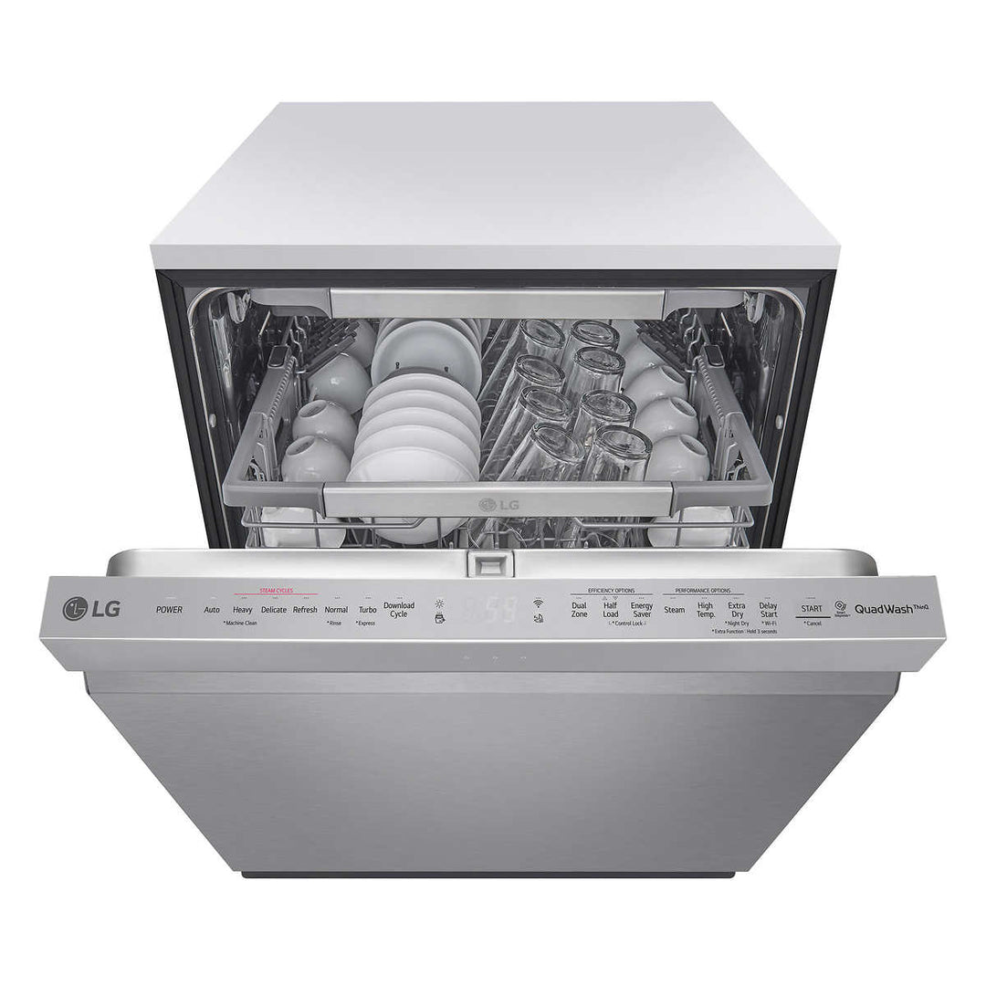 LG - 24" Built-In Dishwasher with Top Controls