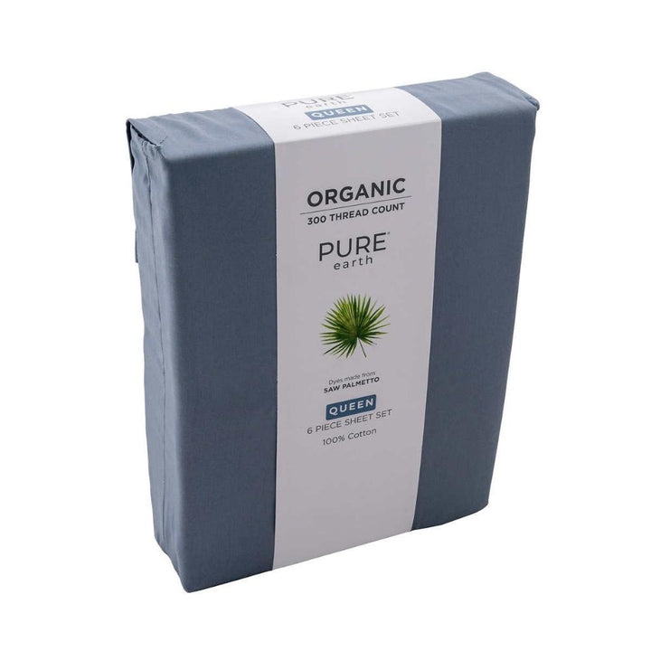 Pure Earth - Ensemble de draps 6 pièces en coton biologique