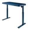 Seville classics - airLIFT 47.5" Height Adjustable Electric Desk in Tempered Glass, Blue