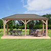 Yardistry - 12 ft × 20 ft Garden Pavilion with Aluminum Roof
