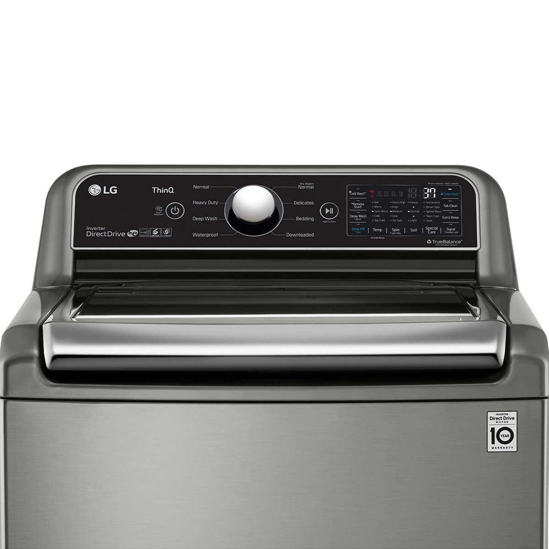LG - 5.6 cu ft Large Capacity Smart Washer
