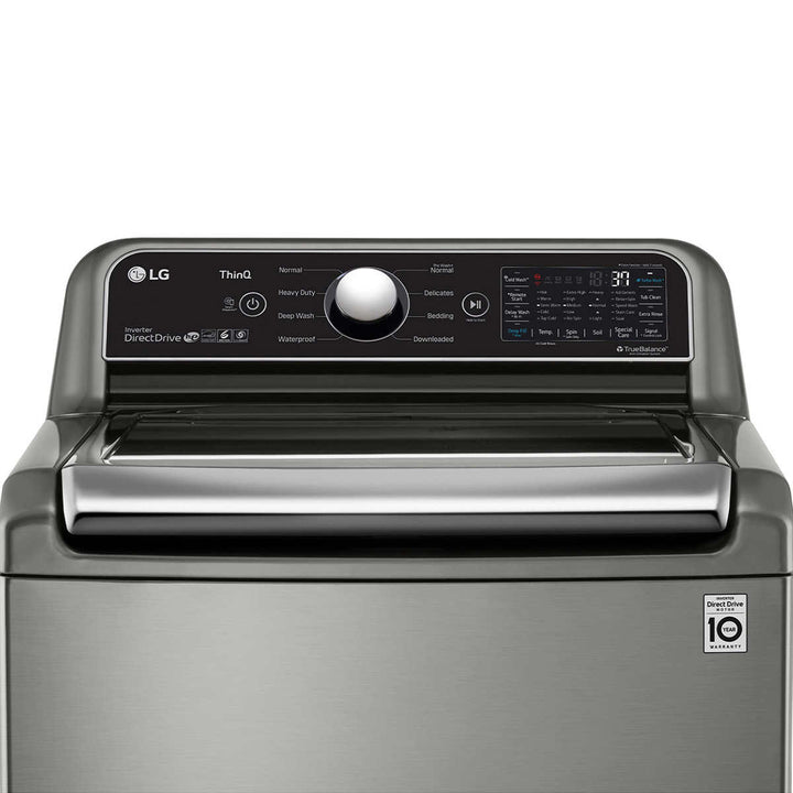 LG - 5.6 cu ft Large Capacity Smart Washer