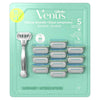 Gillette - Venus Deluxe Smooth Sensitive Razor + 11 Cartridges