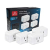 Globe Electric - Wi-Fi Smart Plug, Pack of 4