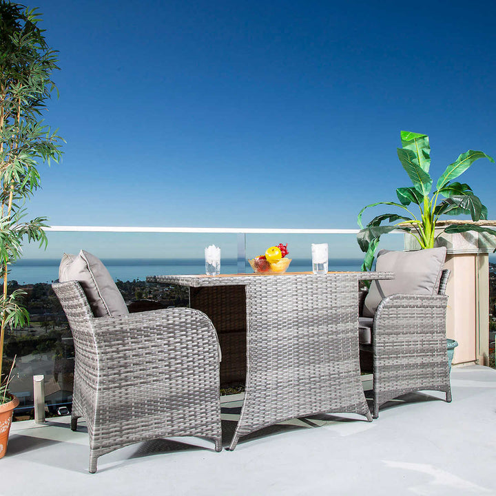 Allspace - Ensemble bistro 3 pièces