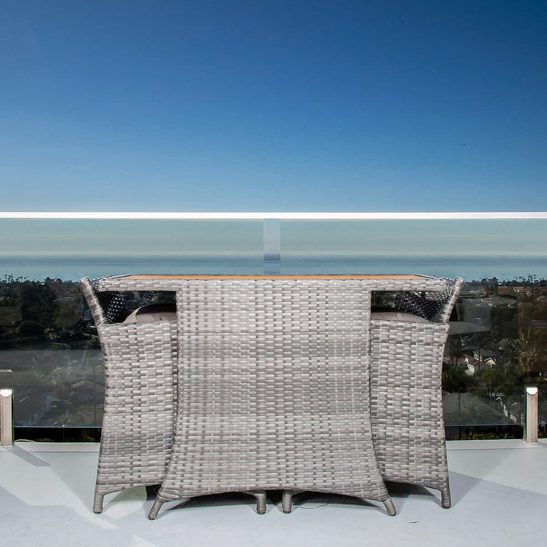 Allspace - Ensemble bistro 3 pièces