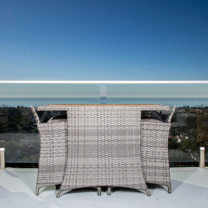 Allspace - Ensemble bistro 3 pièces