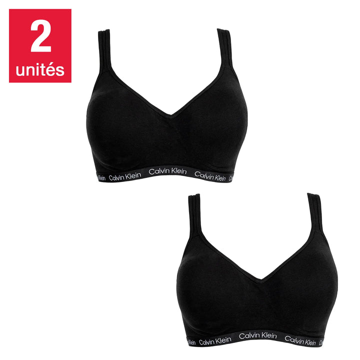 Calvin Klein - Bralettes, paquet de 2