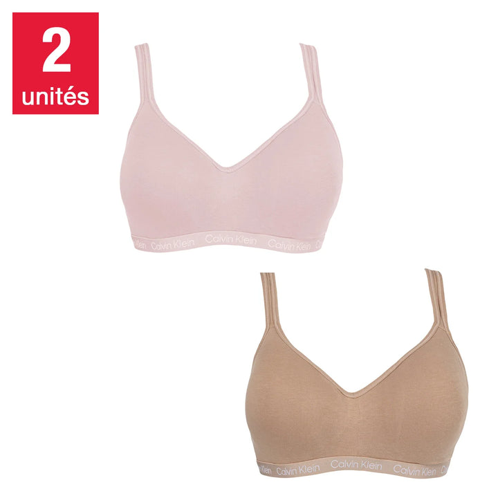 Calvin Klein - Bralettes, paquet de 2