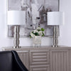 Stylecraft - Modern steel table lamp, pack of 2