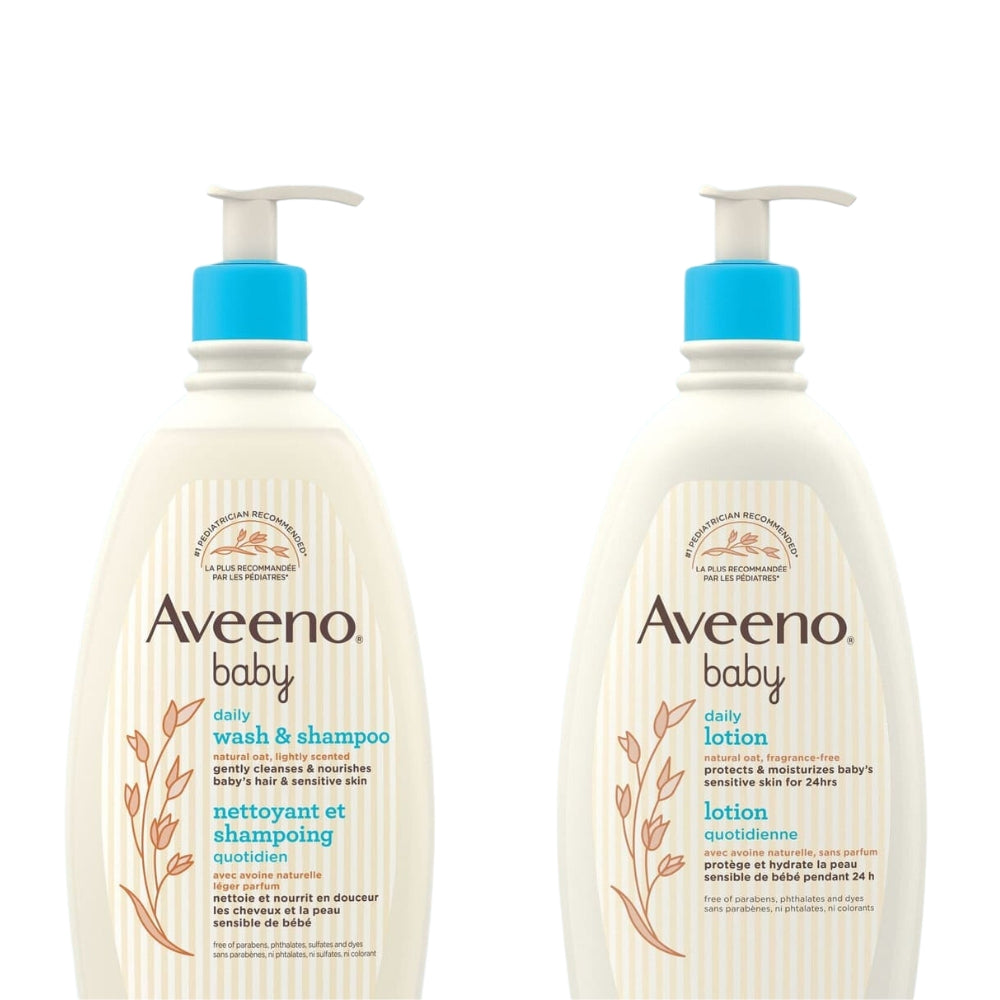 Aveeno - Baby Wash and Shampoo - 2 x 532 ml