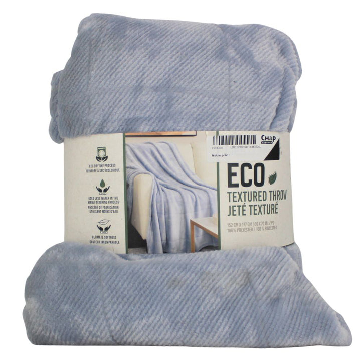 Life Comfort – Jeté texturé écologique 60 po x 70 po