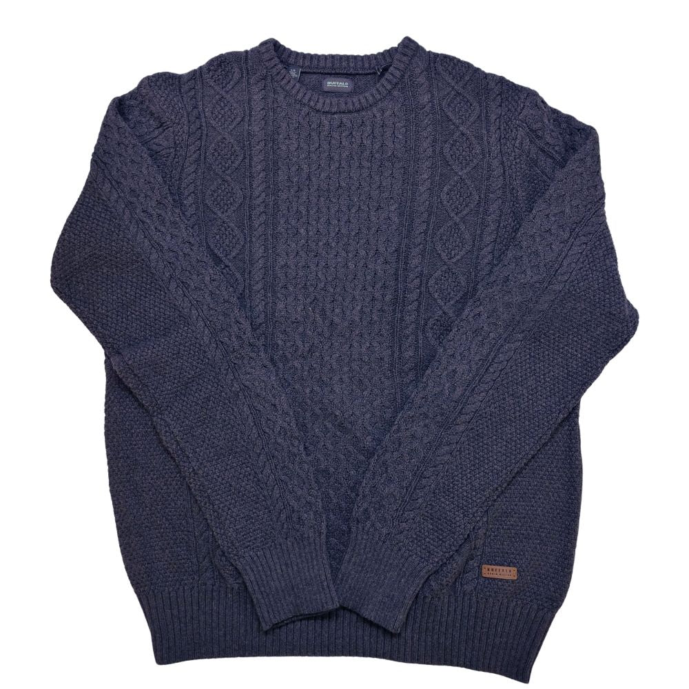 Buffalo - Chandail en tricot torsadé croisé