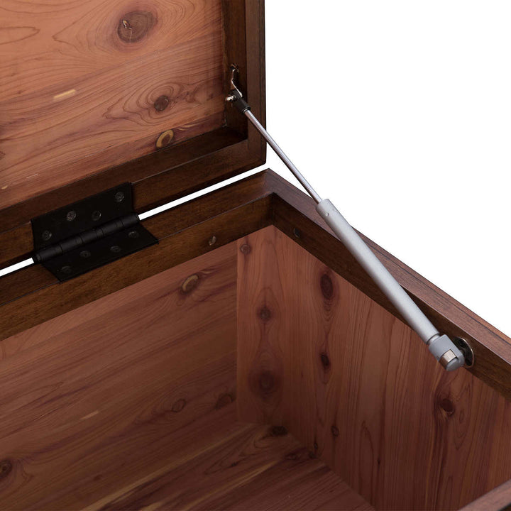 Napa River Furnishings - Banc-coffre en cèdre aromatique Dawson