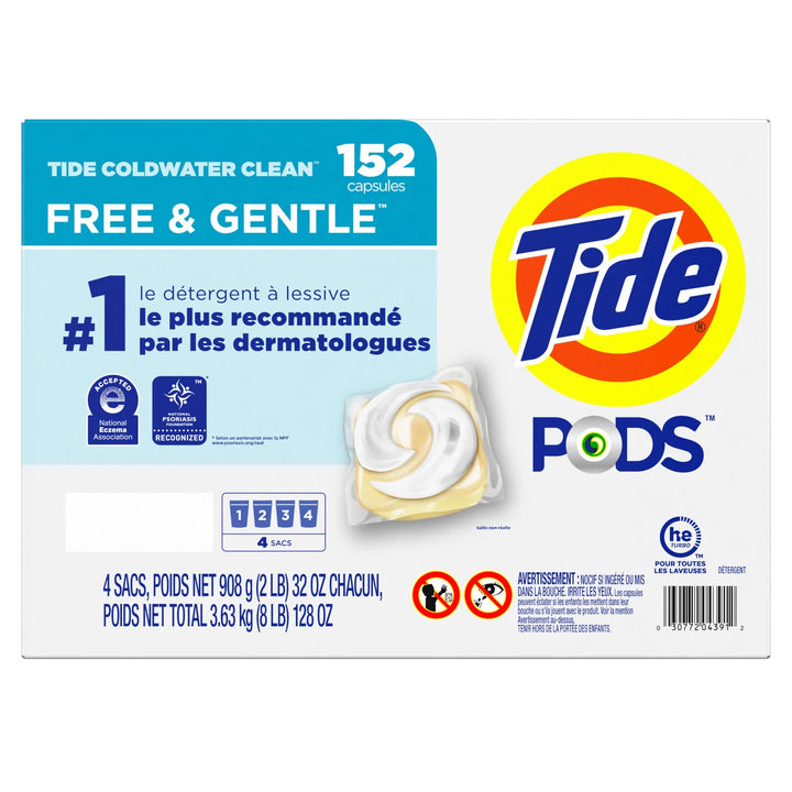 Tide - Détergents à lessive pour peau sensible