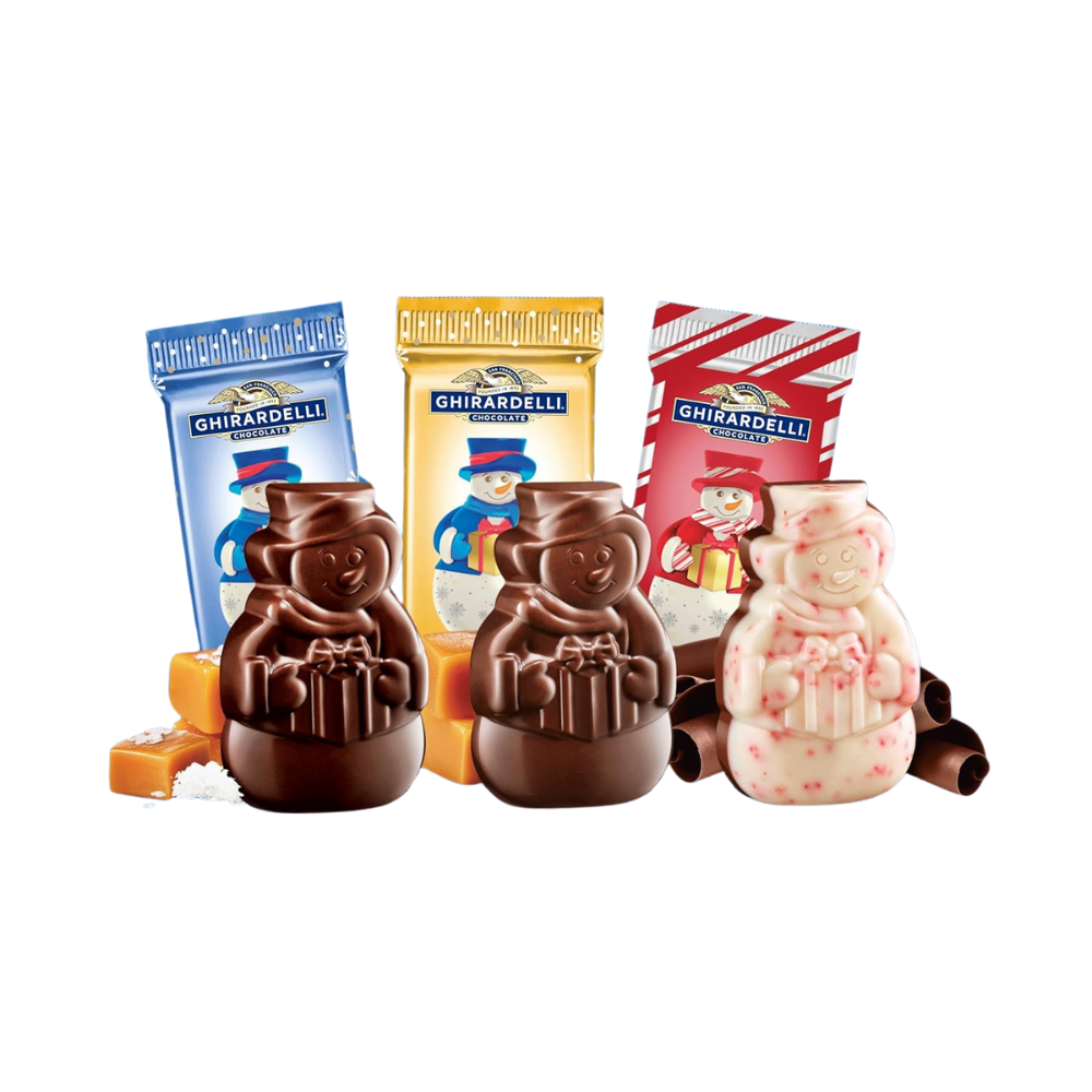 Ghirardelli - Assortiment de bonshommes de neige au chocolat, 433,7 g