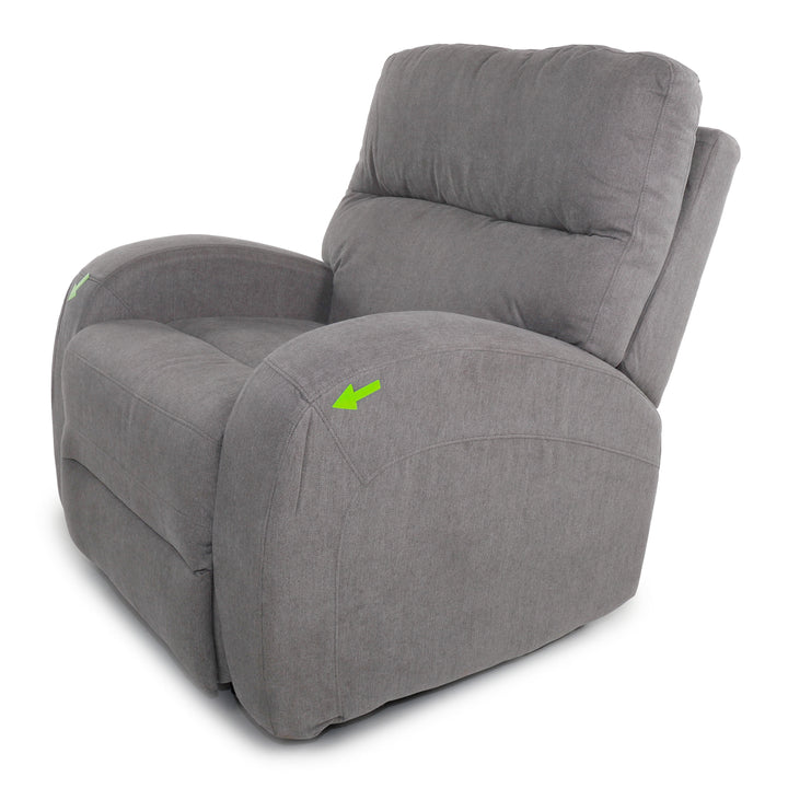 Minhas Furniture - Fauteuil inclinable en tissu